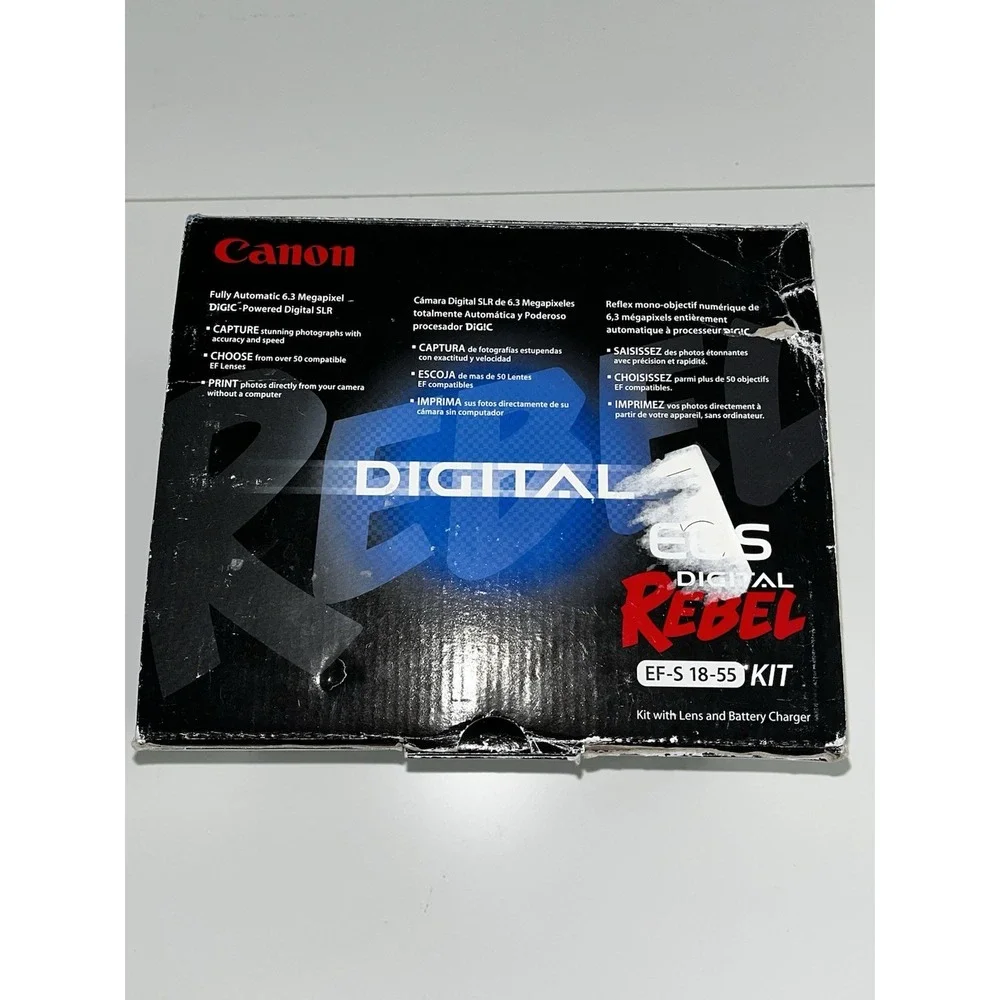 Canon EOS Digital‎ Rebel EF-S 18-55 Kit Camera & Lens Great Condition